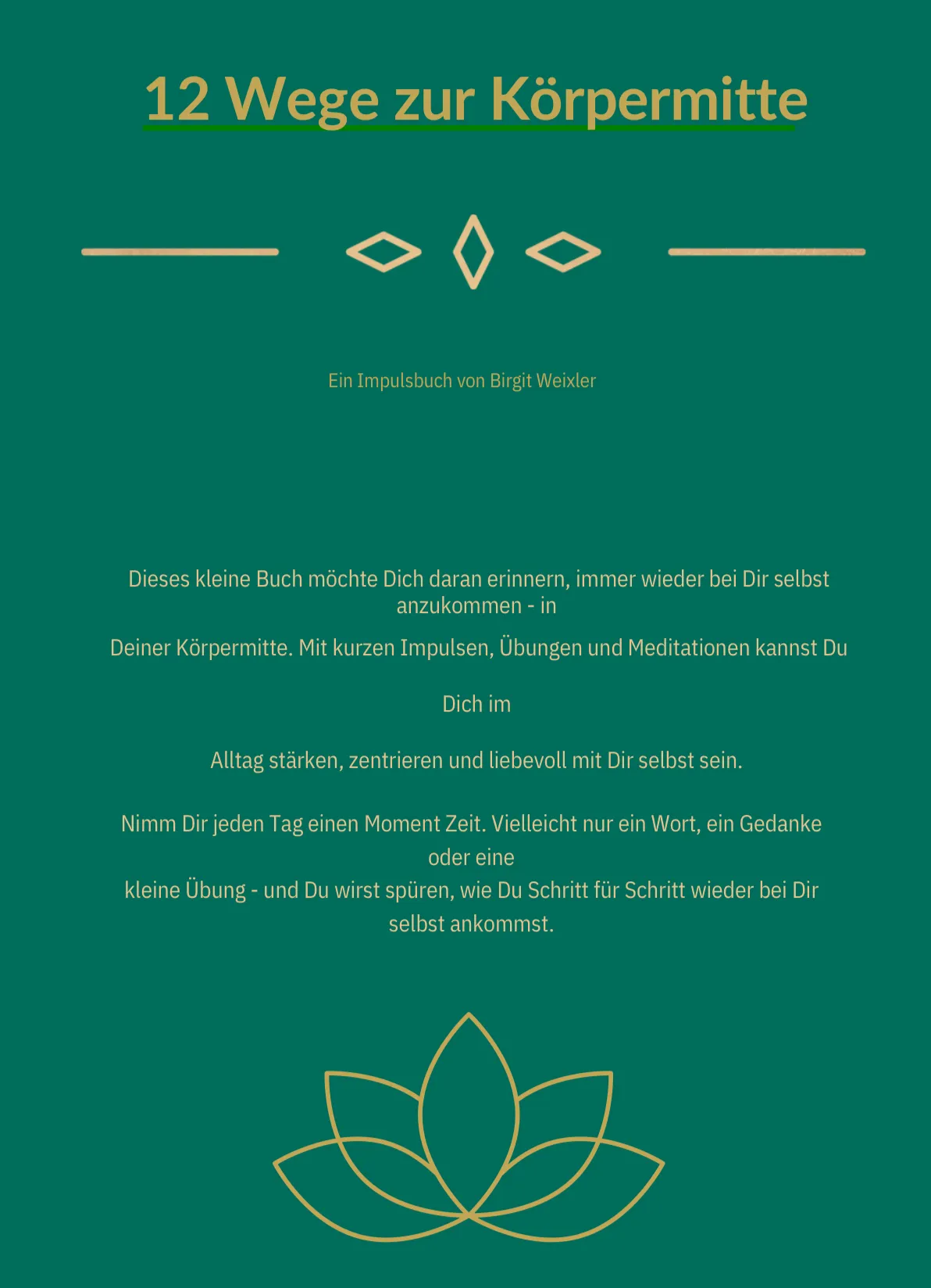 12 Wege zur Körpermitte - Buchcover